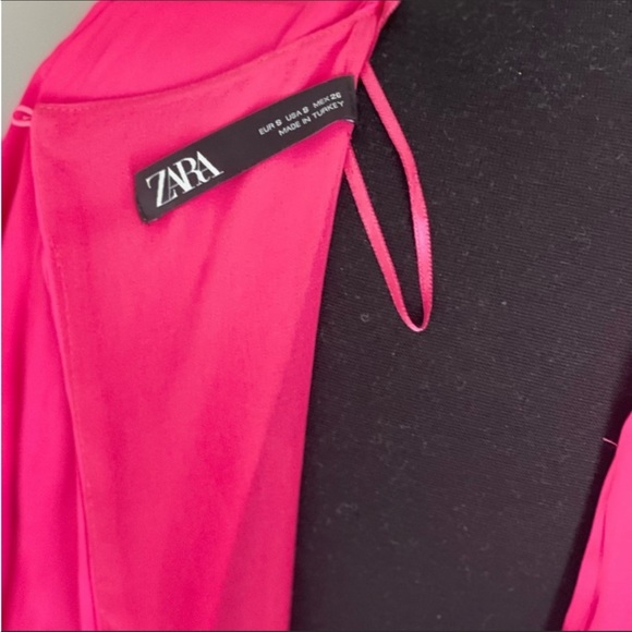 Zara pink Mini Ruffle Dress - Picture 3 of 3